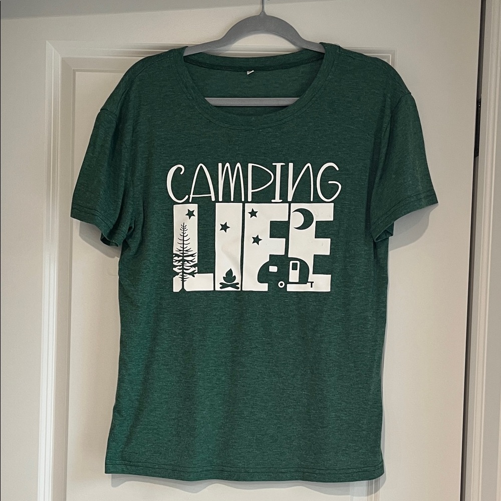 Green Camping Life T-Shirt